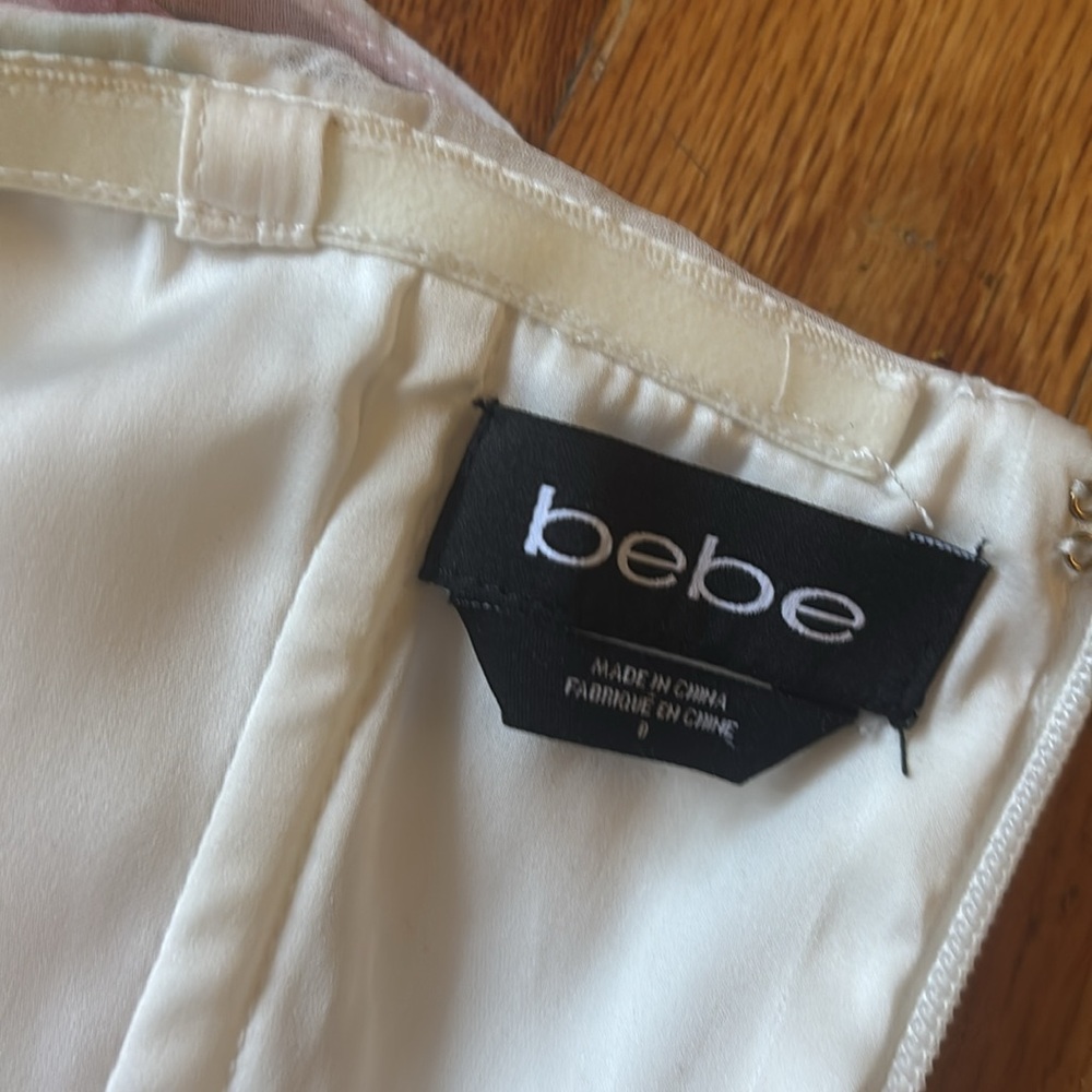 Bebe Strapless Patterned Mini Dress - image 5